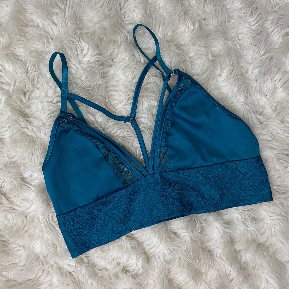 Missguided Bralette - Teal - Like NEW